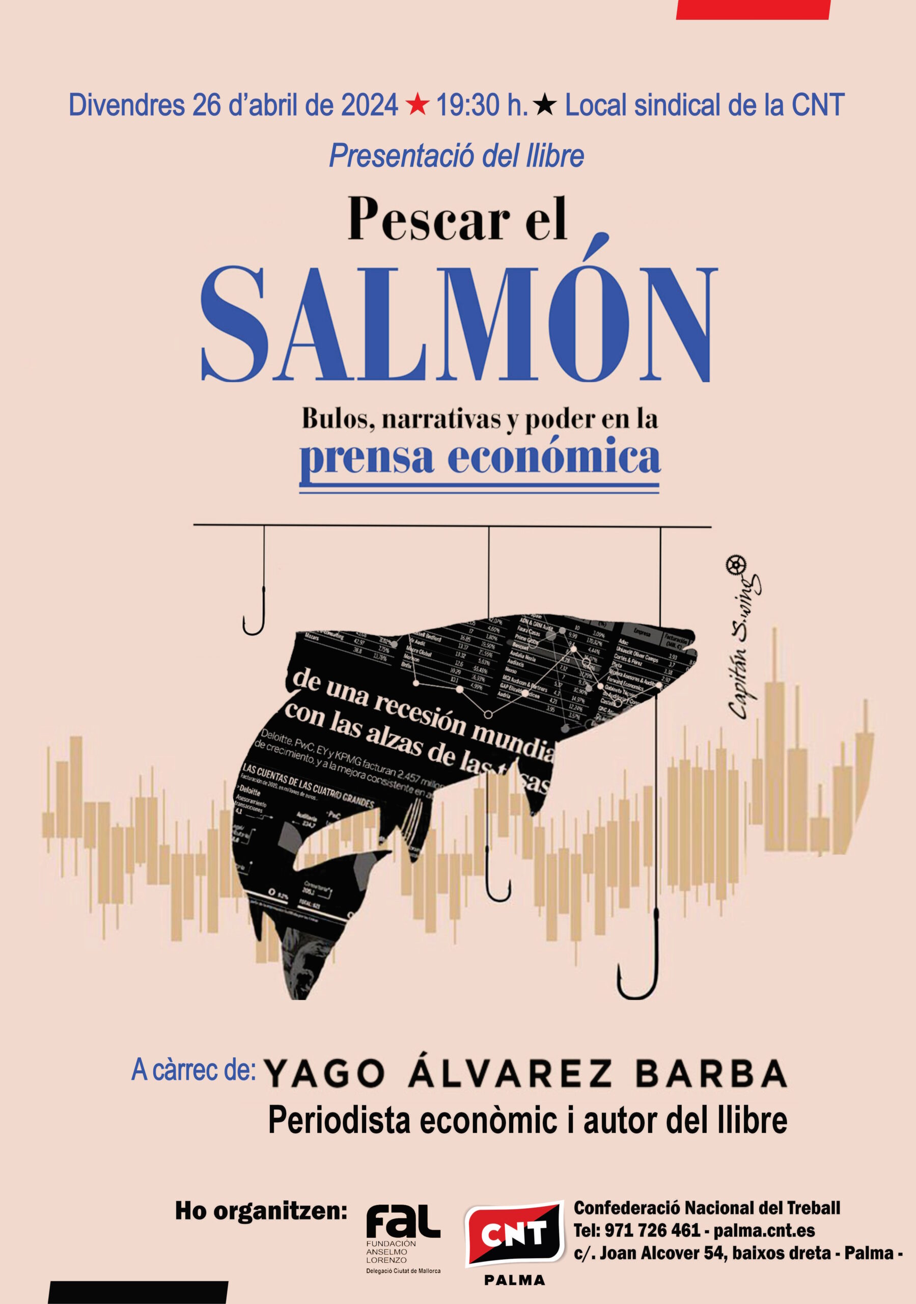 Presentació del llibre: “Pescar el Salmón. Bulos, narrativas y poder en la prensa económica”.