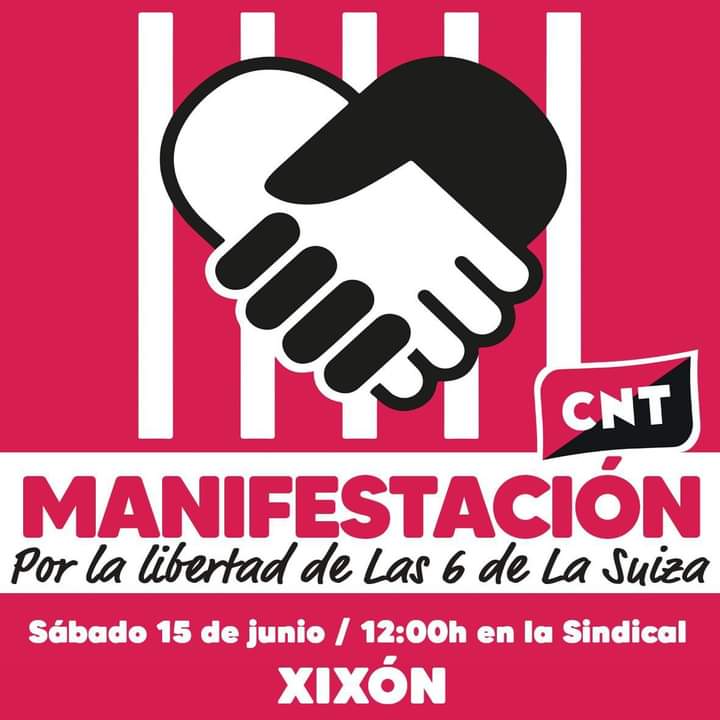 Manifestació a Xixón i a Madrid, per les encausades del cas de “La Suiza”