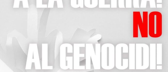 Concentració: No a la guerra. No al genocidi