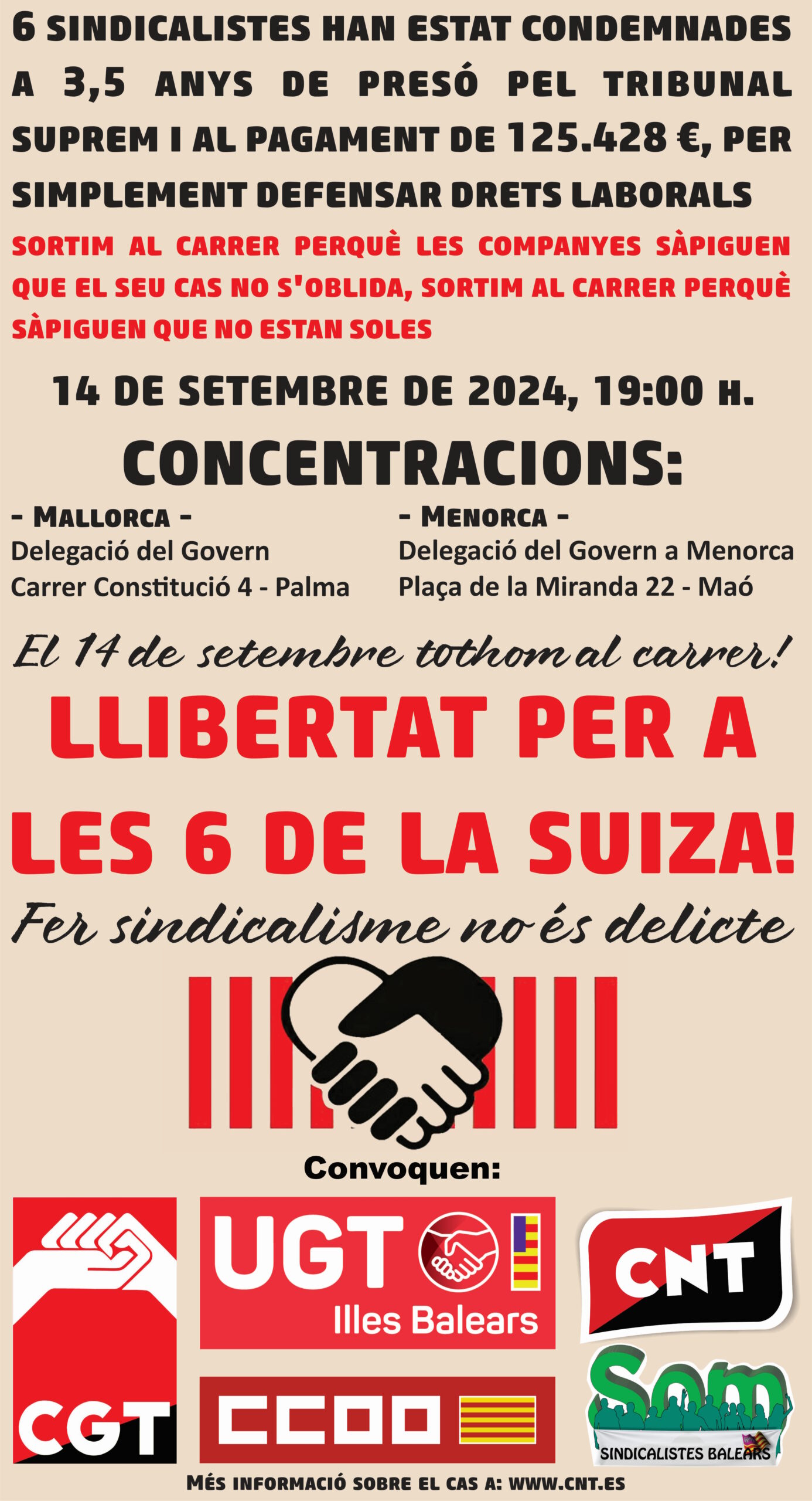 CONCENTRACIONS: CAS LA SUIZA